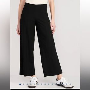 High-Waisted Pull-On Pixie Wide-Leg Pants for Women